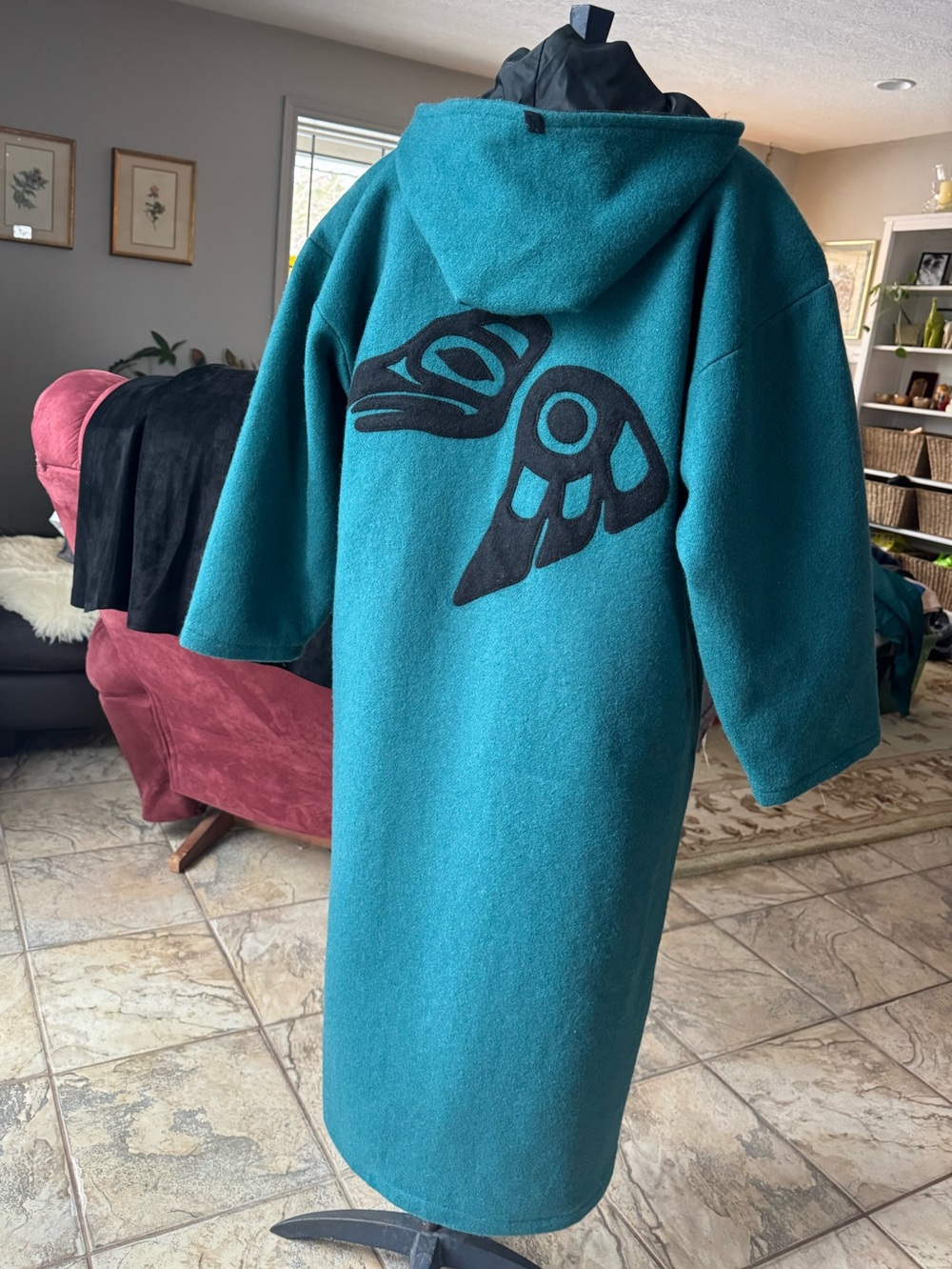Women’s Vintage Wool Parka with Tain Cover